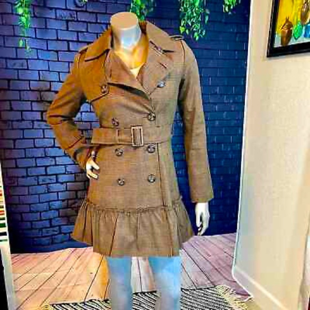 🤎On-Trend FW2026 🤎
BB Dakota Plaid Trench Coat